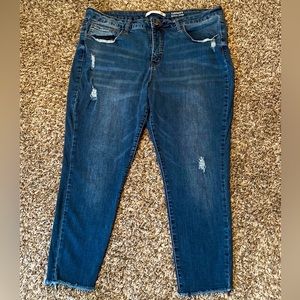 !IT Plus Size Women’s Skinny Jeans Blue Denim- Size: 22